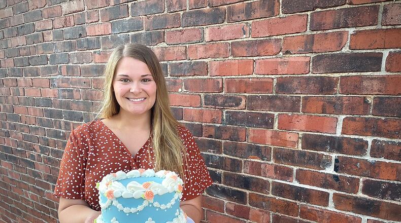 Ashley Knapick, the owner of Ashmore Cakes, is moving her business into Spark Fairborn. NATALIE JONES/STAFF