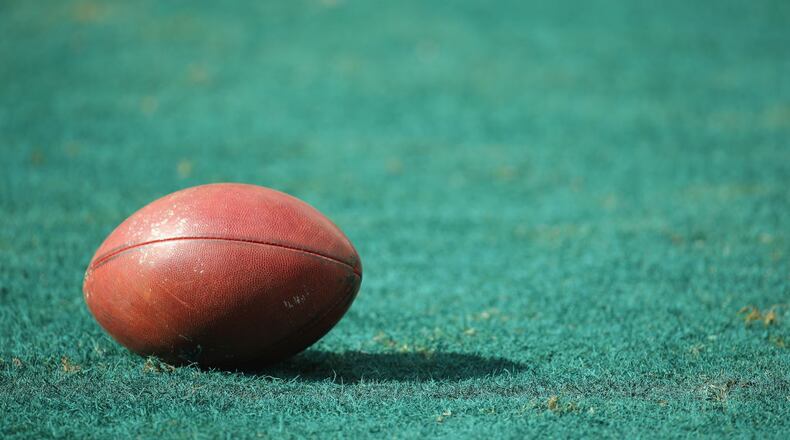 PHILADELPHIA, PA - OCTOBER 21: A football is seen in the endzone before the Philadelphia Eagles take on the Carolina Panthers at Lincoln Financial Field on October 21, 2018 in Philadelphia, Pennsylvania. (Photo by Brett Carlsen/Getty Images)