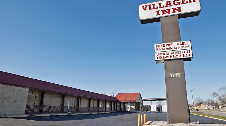 A proposal is on the Springfield City Commission agenda to purchase the Villager Inn hotel so it can used to provide additional shelter for the homeless. BILL LACKEY/STAFF