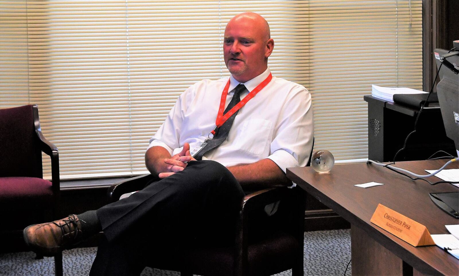 Chris Piper, new superintendent of the Troy City Schools in Miami County, talks about his initial days on the job. Piper was hired by the board of education this spring.