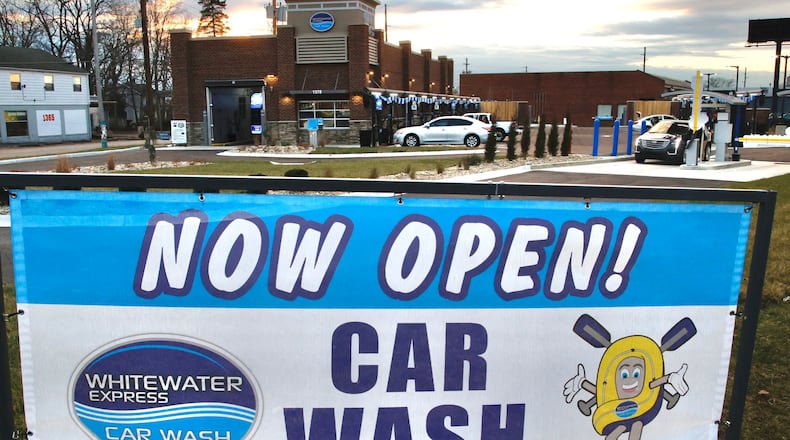 The Whitewater Express car wash is now open. BILL LACKEY/STAFF