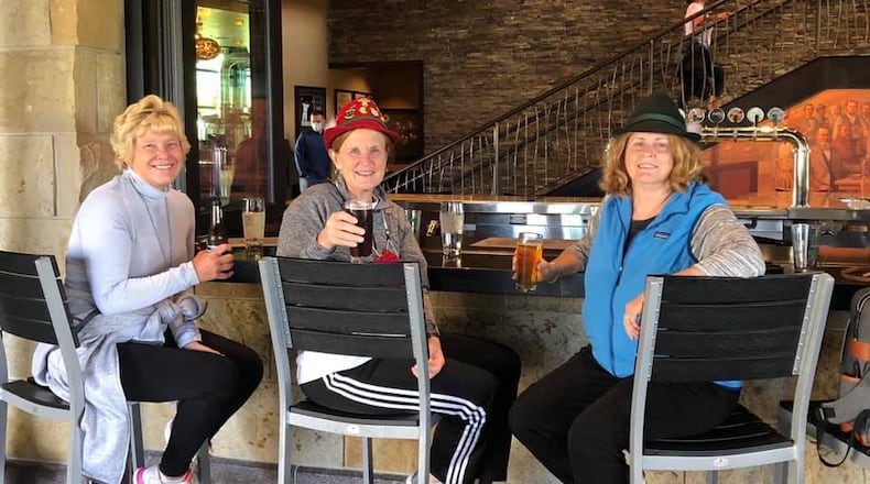 The Volksmarch begins and ends at the Christian Moerlein Lager House. In between, the march takes you past downtown landmarks such as Paul Brown Stadium, the Montgomery Inn, and Smale Riverfront Park. CONTRIBUTED