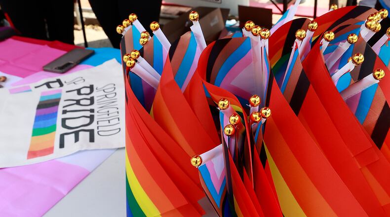 Downtown Springfield was awash with rainbow colors Saturday, June 24, 2023 during the annual Pride Festival. BILL LACKEY/STAFF