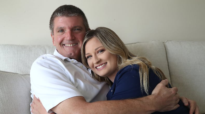 Father's Day seems extra special for Madelyn Acton since she almost lost her father, Doug, to a heart condition. Doug's time in the hospital for open heart surgery helped Madelyn decide to on a career in nursing. BILL LACKEY/STAFF