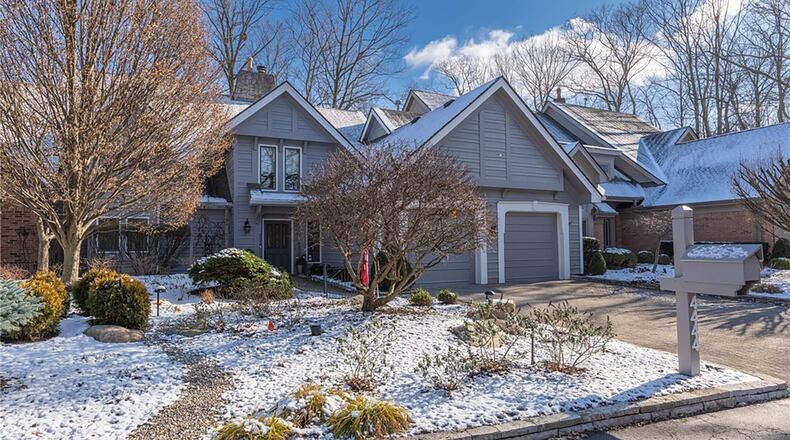 This two story attached west Kettering home overlooks the NCR Golf Course