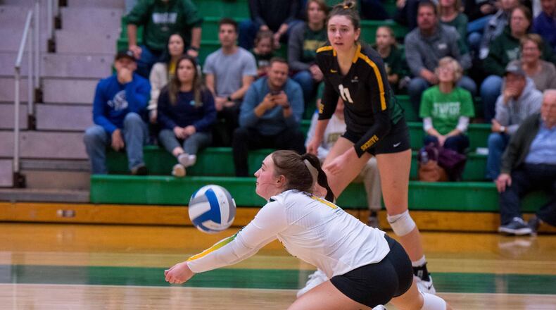 Wright State’s Jenna Story on Thursday was named Horizon League Defensive Player of the Year. Joseph Craven/WSU Athletics