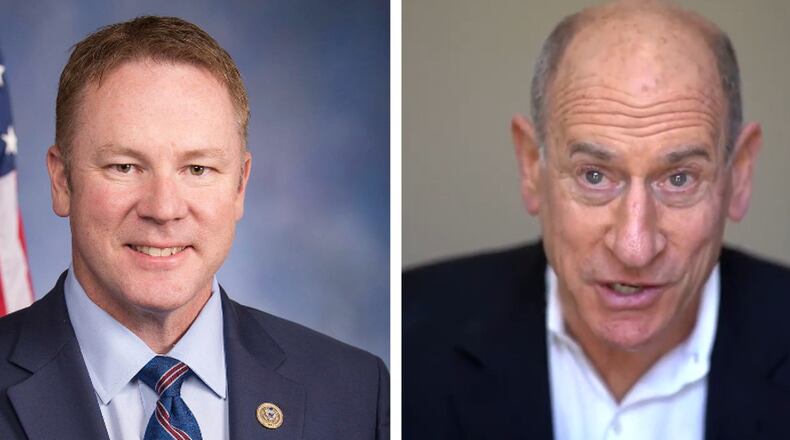 Congressman Warren Davidson, R-Troy, is being challenged in the May 3, 2022 GOP primary by Hamilton County Republican Phil Heimlich, a former Cincinnati councilman and Hamilton County commissioner. PROVIDED