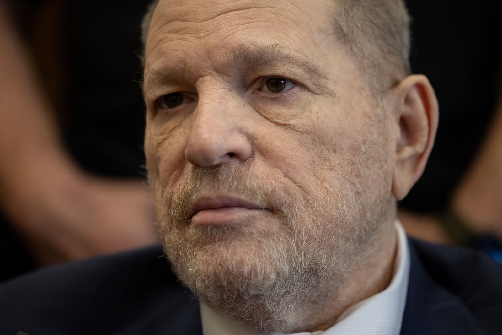 Harvey Weinstein appears in state court in Manhattan for his retrial on Wednesday, May 7, 2025 in New York. (Yuki Iwamura/Pool Photo via AP)
