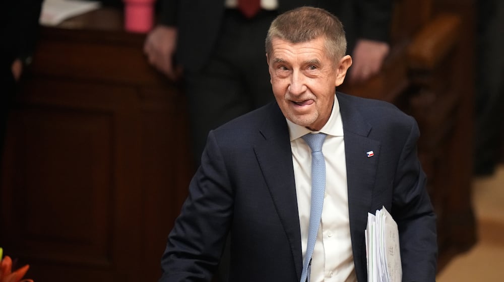 Czech Republic's Prime Minister Andrej Babis smiles during a meeting of the lower house of the Czech Parliament that is to decide whether to lift the populist' immunity from prosecution in a fraud case involving European Union subsidies, in Prague, Czech Republic, Thursday, March 5, 2026. (AP Photo/Petr David Josek)
