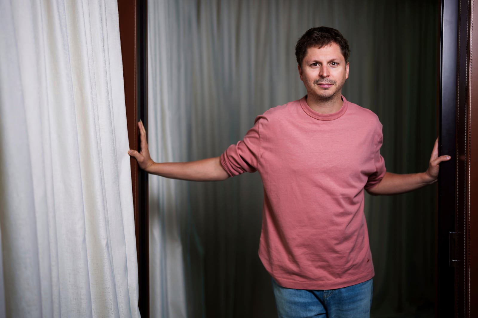 Michael Cera, from the film 'The Phoenician Scheme' poses during the 78th international film festival, Cannes, southern France on Sunday, May 18, 2025. (Photo by Scott A Garfitt/Invision/AP)