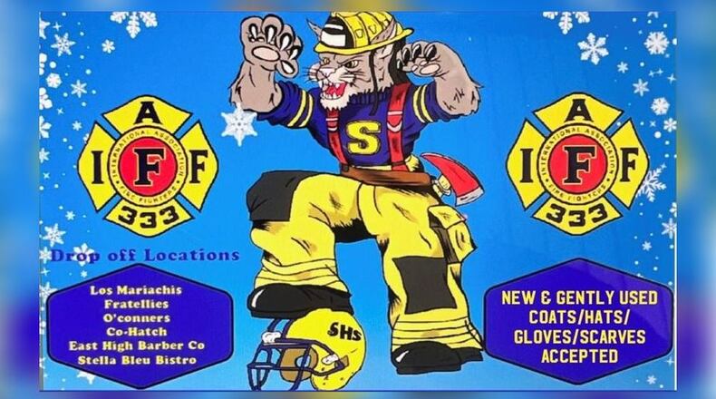 The first annual Coats for Cats community drive will be held through Thursday, Dec. 22 by the Springfield Firefighters Local 333 and the Springfield High School Wildcats Football team.
