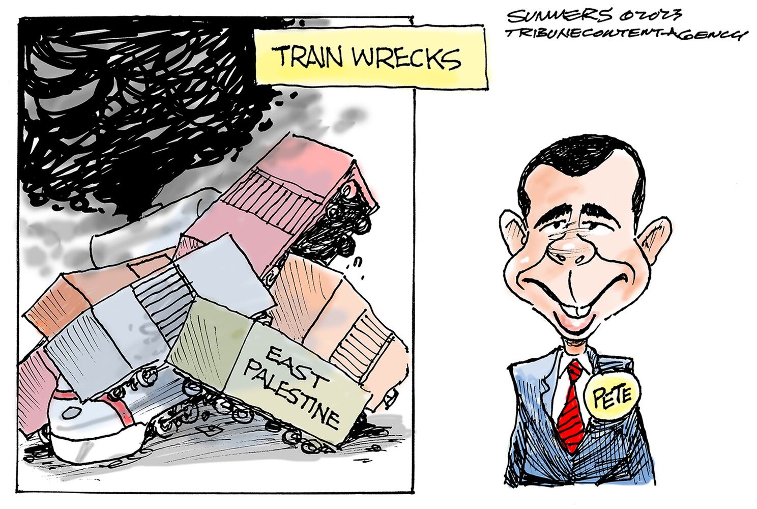WEEK IN CARTOONS: Ohio derailment, unidentified flying objects and more
