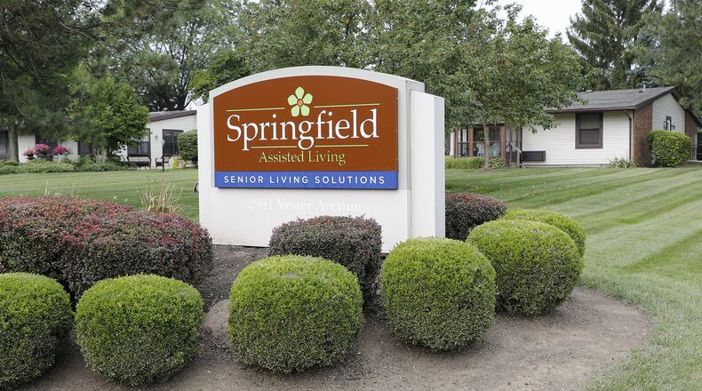 The Springfield Assisted Living facility is adding 20 new units to its facility on the corner of Villa Road and Vester Avenue. Bill Lackey/Staff