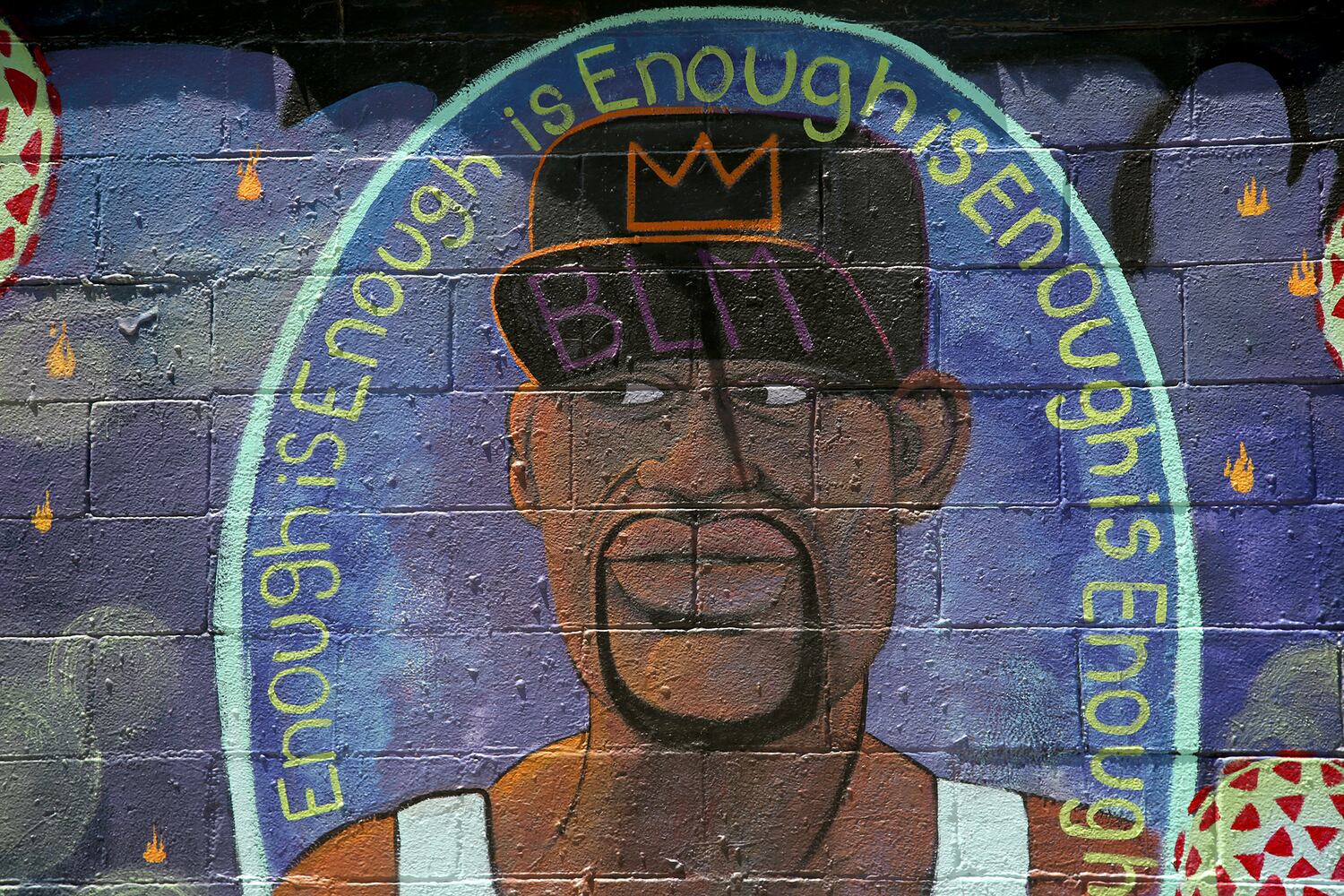 PHOTOS: Yellow Springs murals remember George Floyd