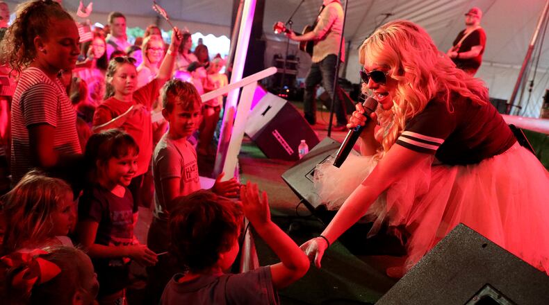 Kate Hasting performs Wednesday at the Clark County Fair in this 2018 file photo. BILL LACKEY/STAFF