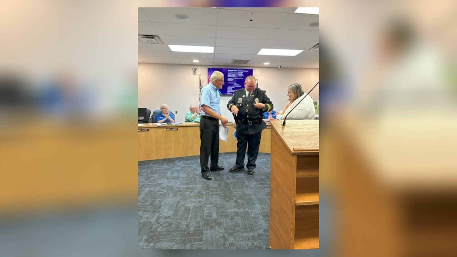 Lieutenant Jeff Wise was chosen as the village of Enon's new police chief at the Aug. 26 council meeting. Brooke Spurlock/Staff