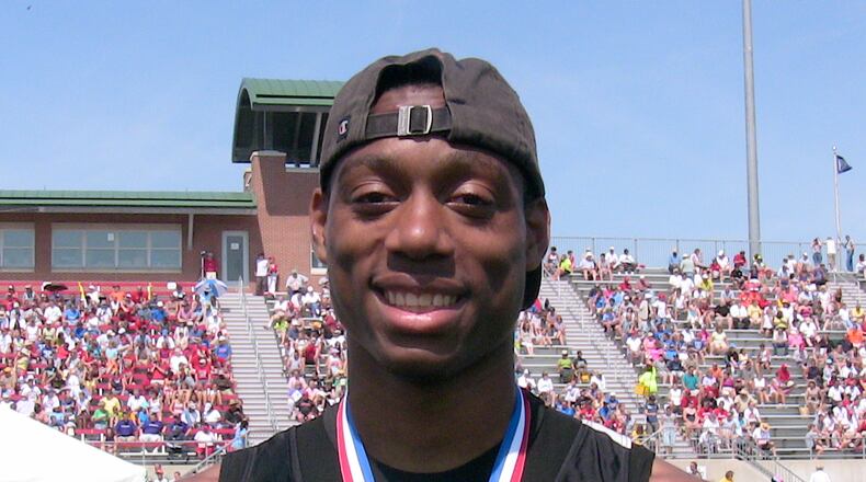 Nathan Davis, Stivers High School, state high jump champion. Staff photo by David Jablonski