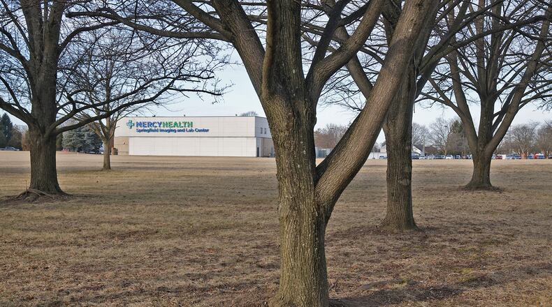 Crosstowne Properties, Ltd. is building 150 new homes at the site of the former Mercy Hospital on North Fountain Avenue. BILL LACKEY/STAFF