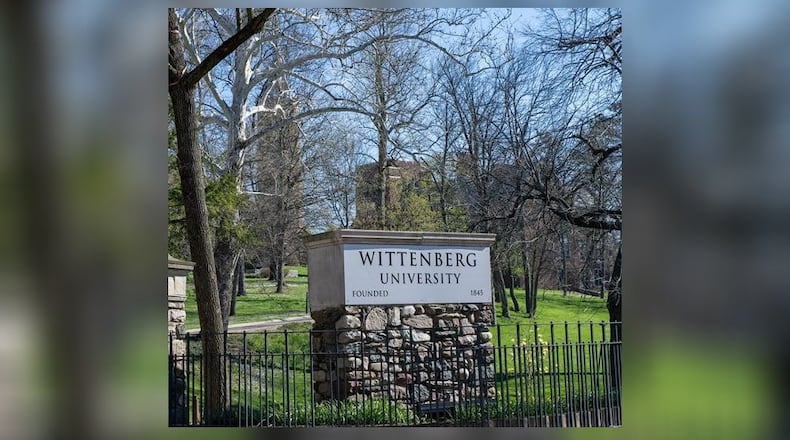 Wittenberg University campus entrance. Contributed