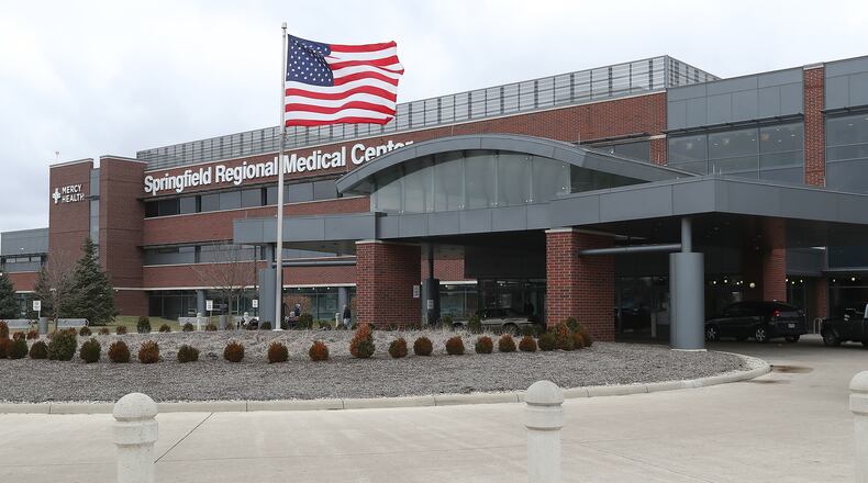 Mercy Health - Springfield Regional Medical Center received the Blue Distinction Center for Cardiac Care designation from Anthem Blue Cross and Blue Shield. Through this designation, the hospital is recognized as one of the top cardiac care providers in the nation. Bill Lackey/Staff