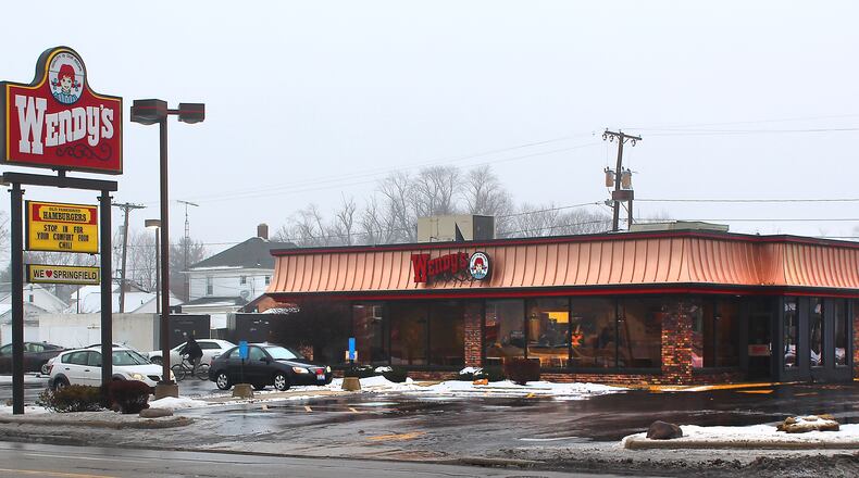The Wendy’s location at 2040 S. Limestone St. in Springfield will close on Jan. 14. JEFF GUERINI/STAFF
