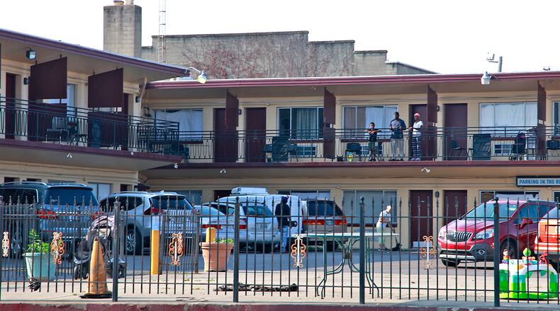 The Executive Inn, a city of Springfield-run homeless shelter for families, Wednesday, July 24, 2024. BILL LACKEY/STAFF