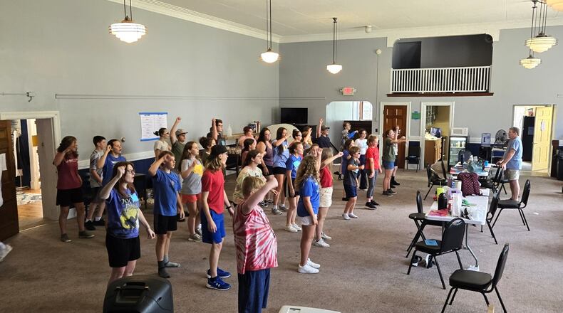 Students from 14 area schools spent two weeks learning various techniques at the annual Summer Theater Camp at the Urbana Youth Center. They will use their skills during the musical “A Pirate’s Life for Me!” at the Gloria Theatre on Friday and Saturday.
