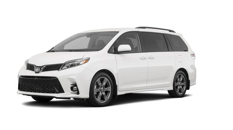 The Toyota Sienna family van enters the 2019 model year with standard Amazon Alexa and Apple CarPlay, compatibility for all grades, AWD for the SE grade as well as a slew of new options for LE and SE grades. Metro News Service photo