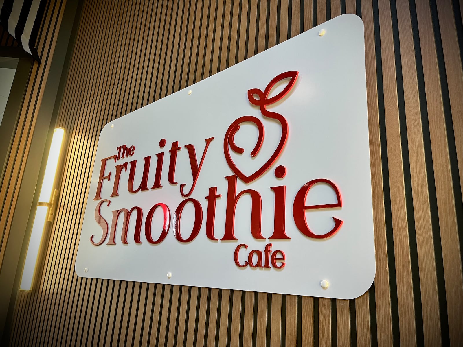 The Fruity Smoothie Cafe is one of six vendors inside The Social at Piqua Center. NATALIE JONES/STAFF