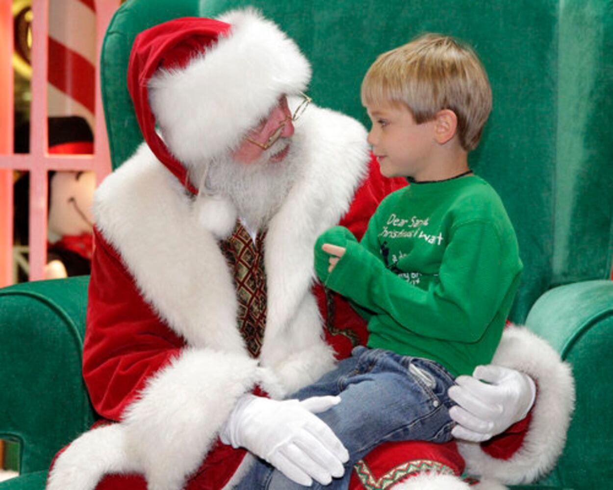 Santa Claus at Upper Valley Mall