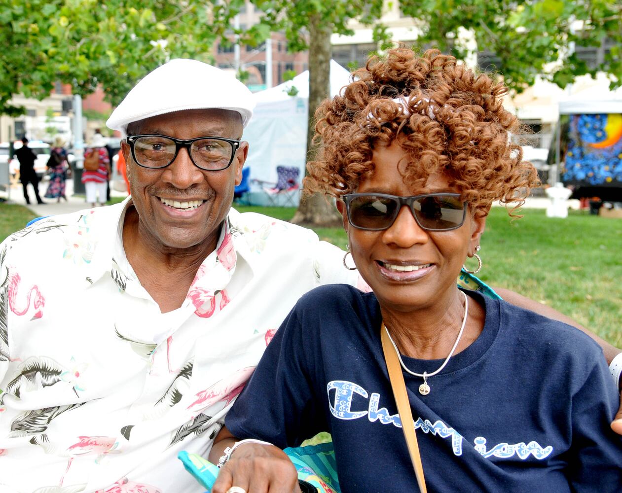 Did we spot you at the Dayton "Blues" Festival?