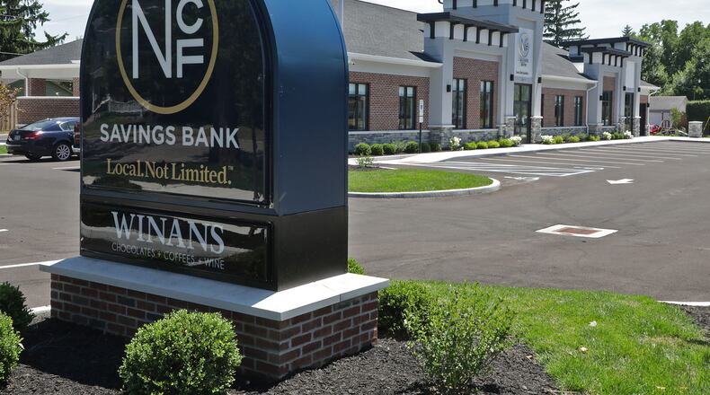 New Carlisle Federal Savings Bank's new branch on North Limestone Street is opening Monday. BILL LACKEY/STAFF