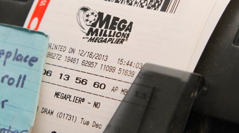 A $142 million winning Mega Millions ticket sold last month in Moraine was claimed last week. FILE PHOTO