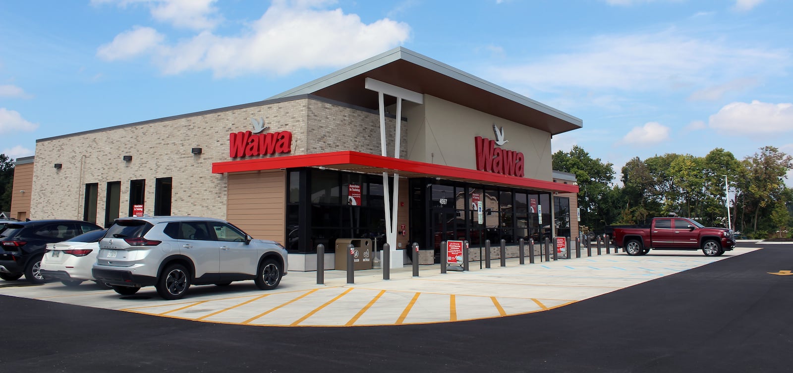 Wawa's second convenience store in Fairfield is open at the corner of Ohio 4 and Symmes Road. Grand opening festivities set for Sept. 10. SUE KIESEWETTER/CONTRIBUTED