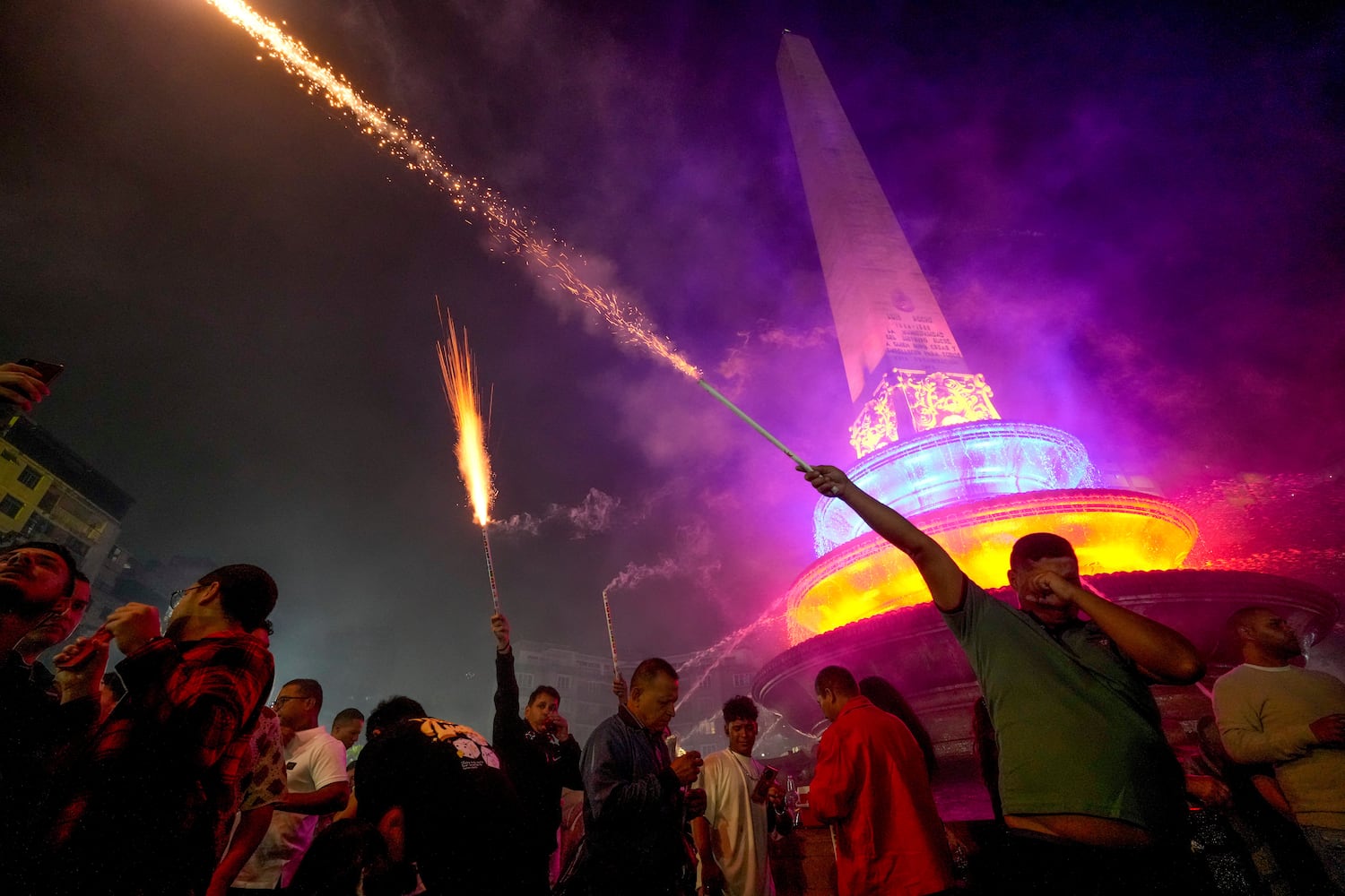 APTOPIX New Year's Eve Venezuela