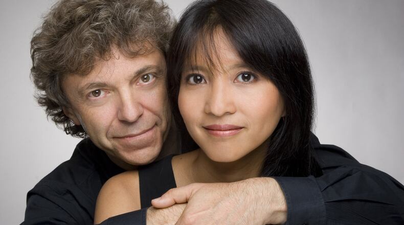 Pianists Pascal and Ami Rogé will be guest performers with the Springfield Symphony Orchestra for its upcoming French-themed concert. CONTRIBUTED