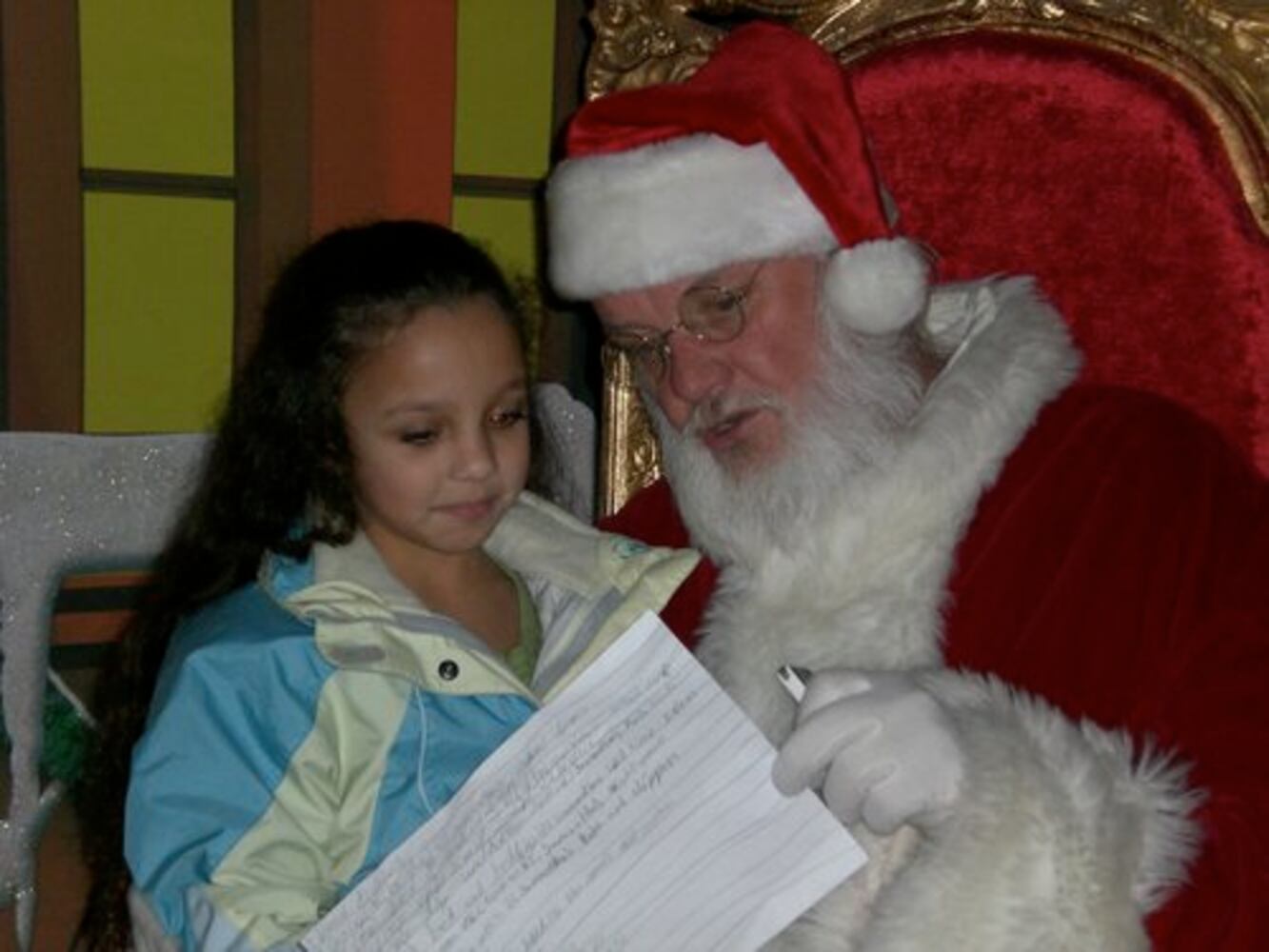 Santa visits Springfield