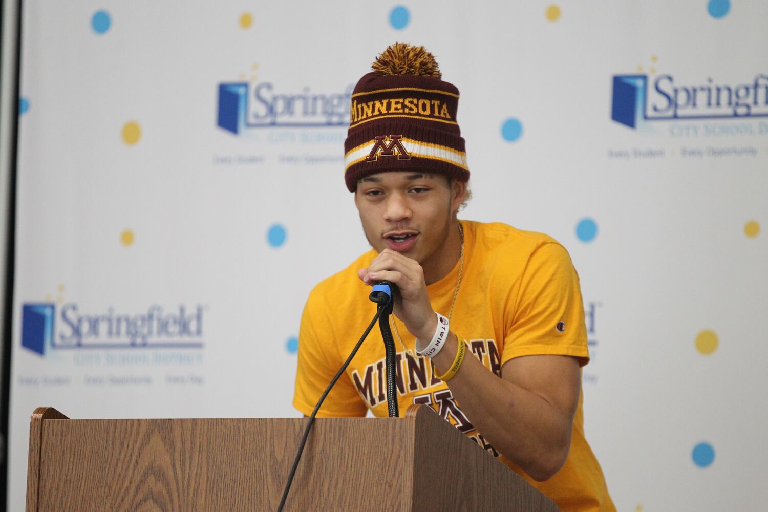 Photos: Three Springfield football players make college decisions official