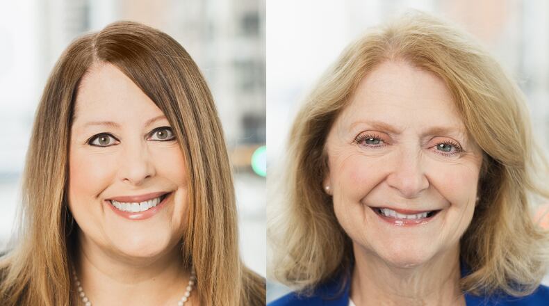Interim superintendent of the Cincinnati region's Catholic Schools, Kathy Kane (left) will begin her role for the 2023-2024 school year after current superintendent Susan Gibbons (right) announced her plans to retire at the end of July. Photos courtesy of Archdiocese of Cincinnati.