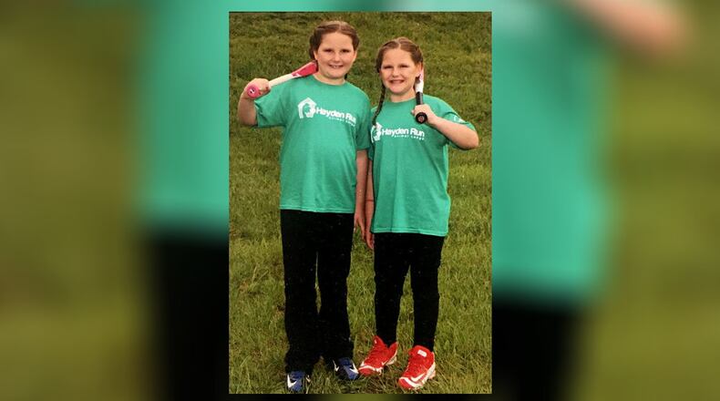 Alexis (left) and Adelyn Chamberlain. CONTRIBUTED