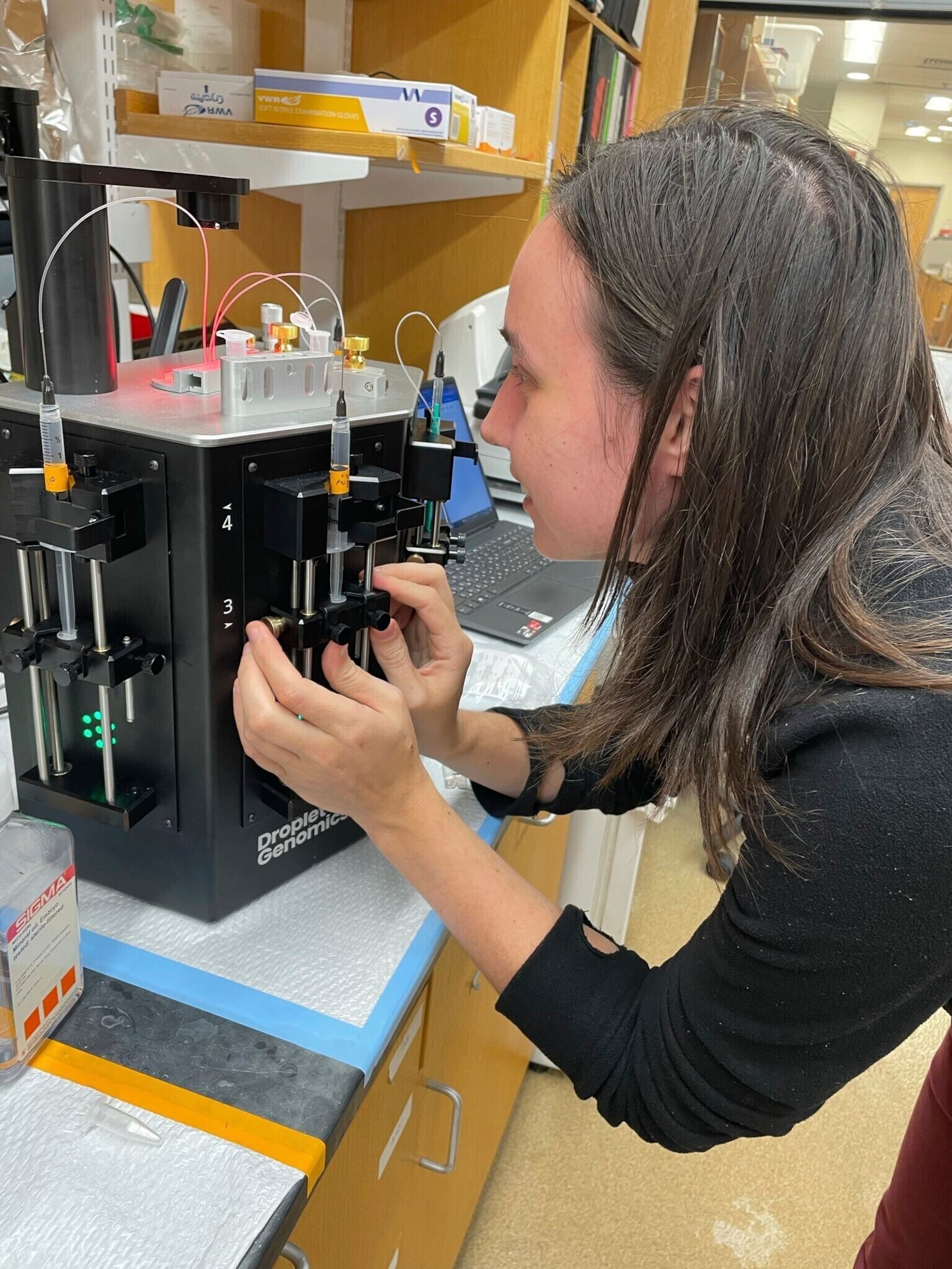 This undated photo provided by Cora Elizabeth Anderson in April 2025 shows Kseniia Petrova, a Russian-born scientist who was a researcher at Harvard University. (Cora Elizabeth Anderson via AP)