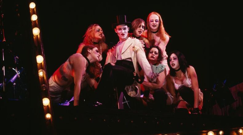 Erik Schneider is at the center of the action as the Emcee in the Broadway Tour of the Tony-winning musical Cabaret at the Clark State Perfroming Arts Center on Jan. 10. CONTRIBUTED