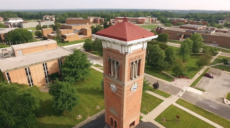 FILE: A view of the Central State University campus in Wilbeforce. In 1887, the Ohio General Assembly passed an act that created a Combined Normal and Industrial Department at Wilberforce University which would become Central State University. TY GREENLEES / STAFF