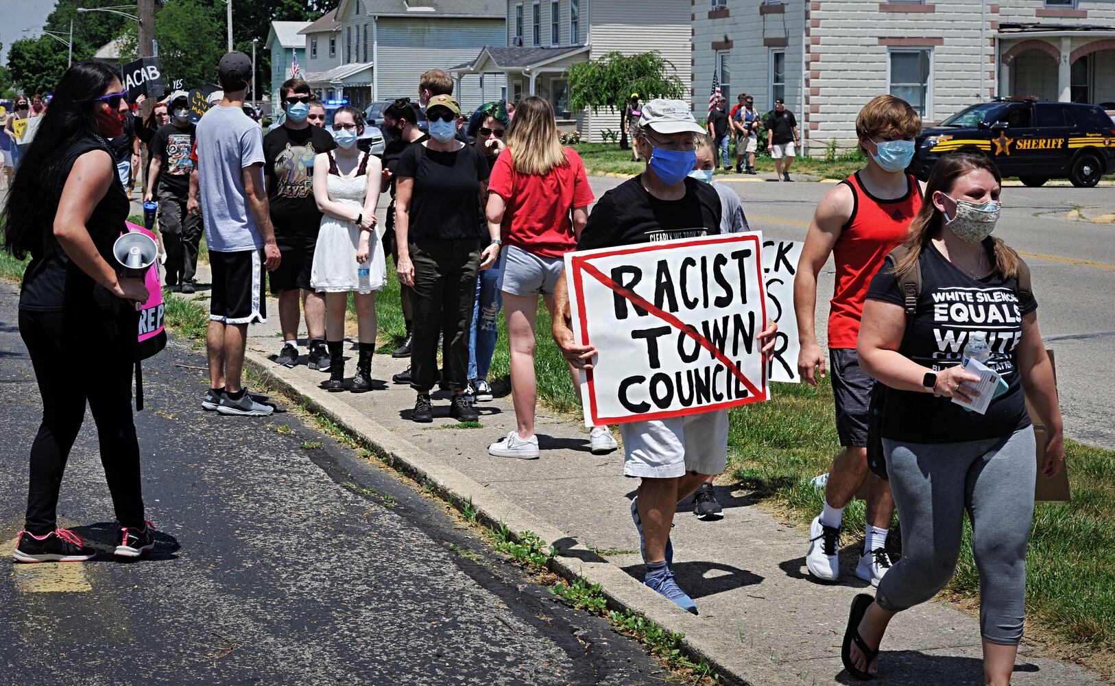 PHOTOS: Protests held in New Carlisle