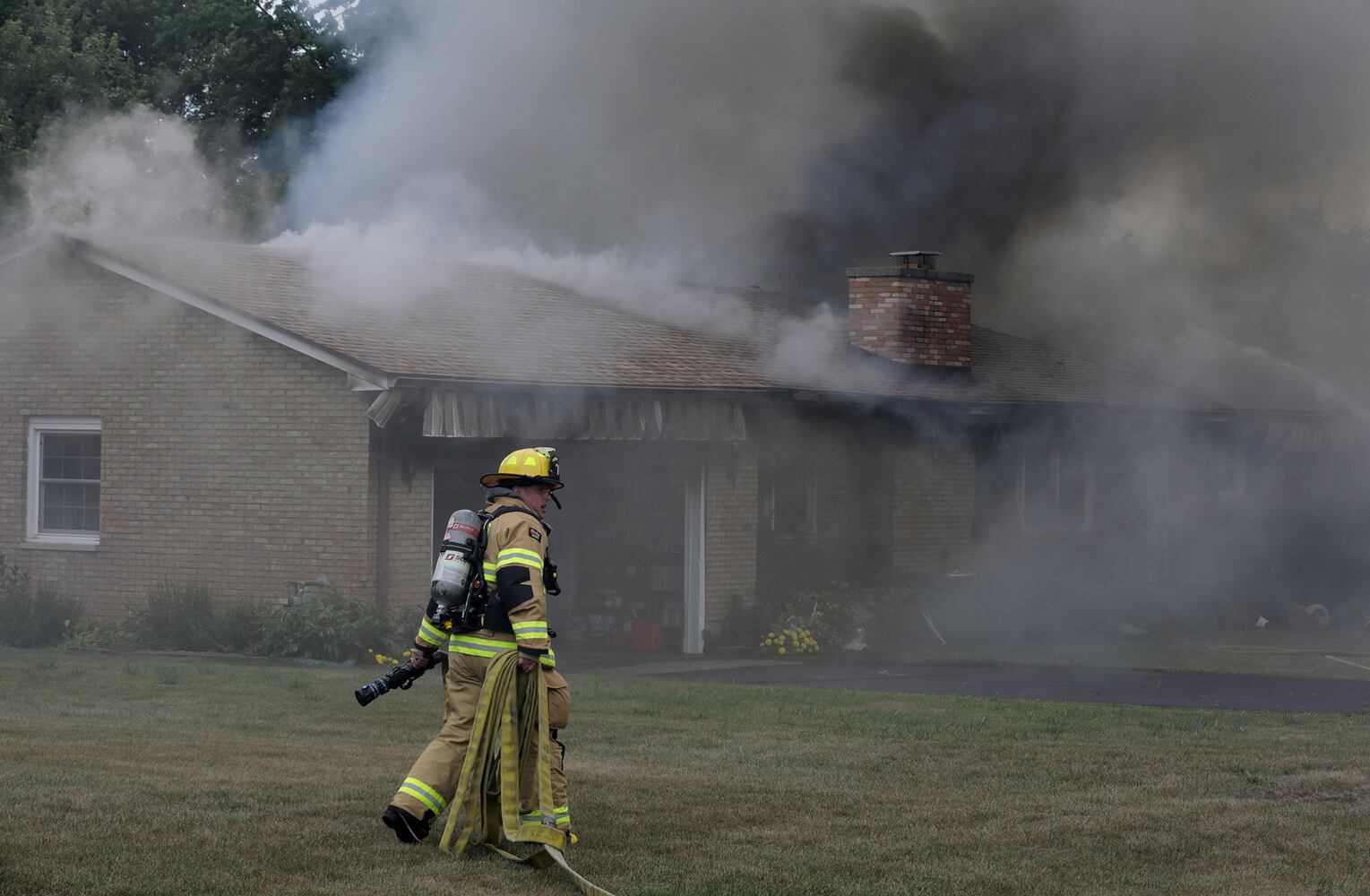 PHOTOS: House Fire on Thomaston Trail