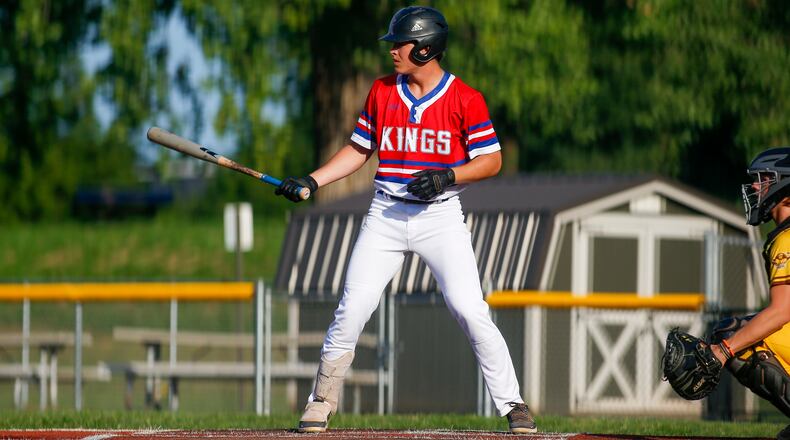 Shawnee High School graduate Patrick Fultz is starring for the Champion City Kings this summer. He's hitting a team-best .301, which ranks 14th in the 16-team Prospect League this summer. CONTRIBUTED PHOTO BY MICHAEL COOPER