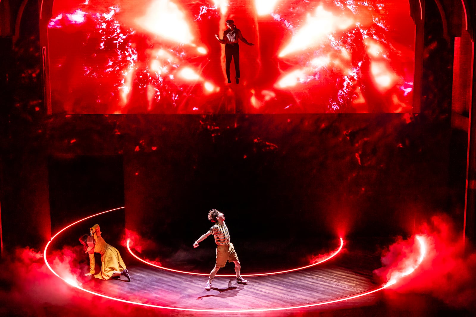 This image released by Polk & Co. shows a performance of "Stranger Things: The First Shadow." (Matthew Murphy and Evan Zimmerman/Polk & Co. via AP)
