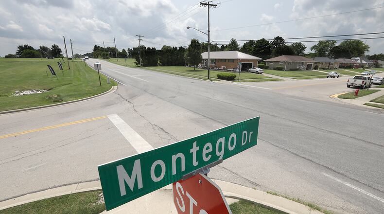 Middle Urbana Road will be getting some improvements including turn lanes and a traffic light in front of the new Kenton Ridge school site. BILL LACKEY/STAFF