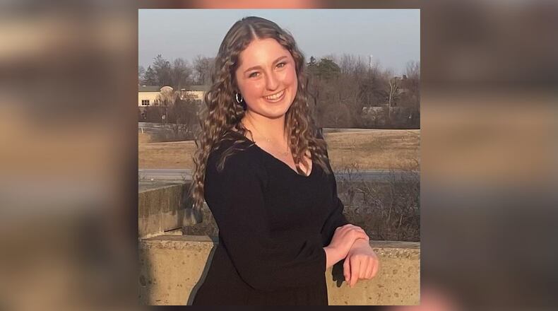 Kylee Hampshire of Tecumseh High School. Contributed