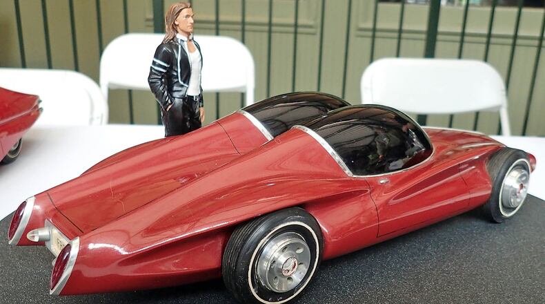 Bob Aikins built this model for the Fisher Body Craftsman’s Guild competition in 1960 and showed it in Dayton in 2018. Photo by Mel Francis